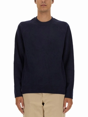 Relaxed Fit Crew Neck Merino Wool Sweater designer sweaters outlet