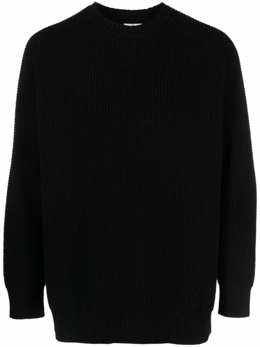 Relaxed Fit Textured Knit Sweater designer sweaters outlet