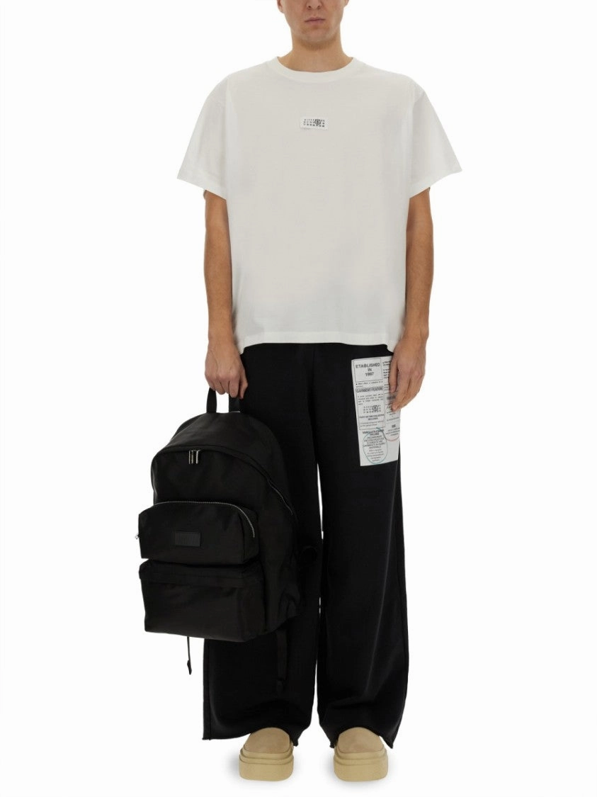 Relaxed Wide-Leg Cotton Jersey Pants