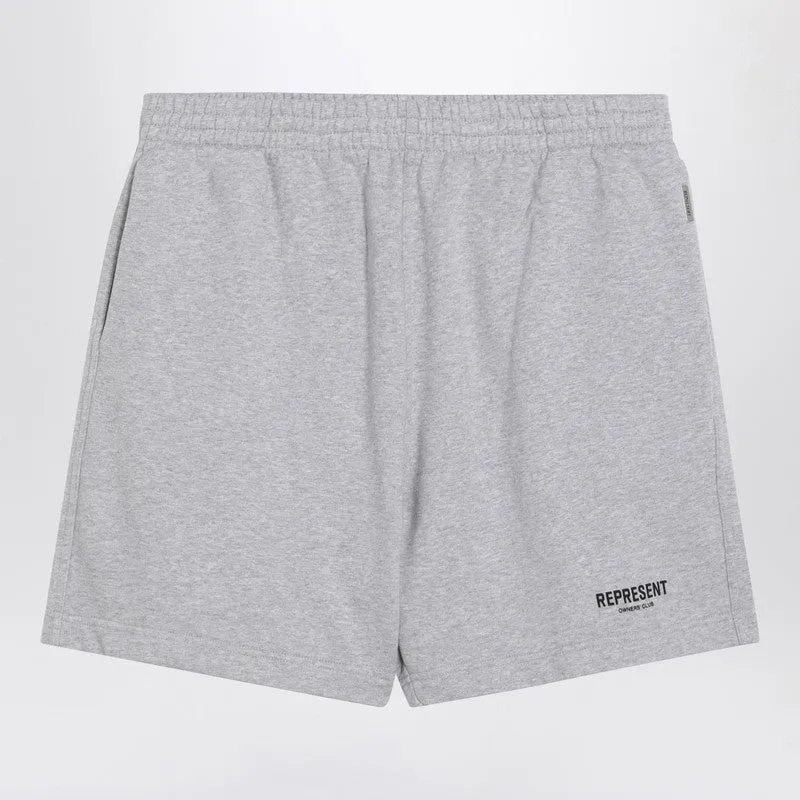 Represent Men's  Cotton Shorts With Logo