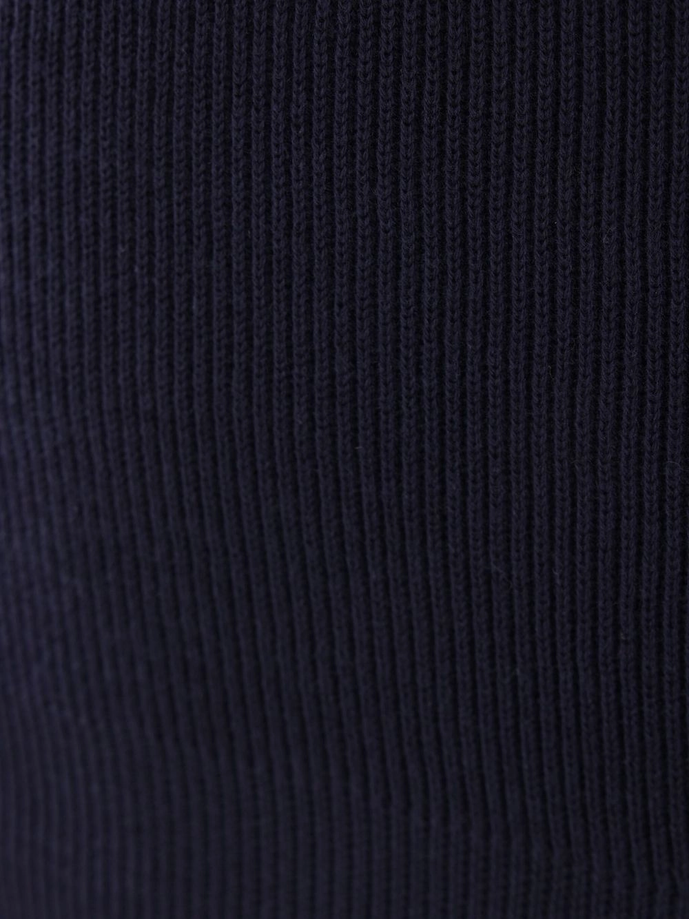 Ribbed-Knit Polo Shirt