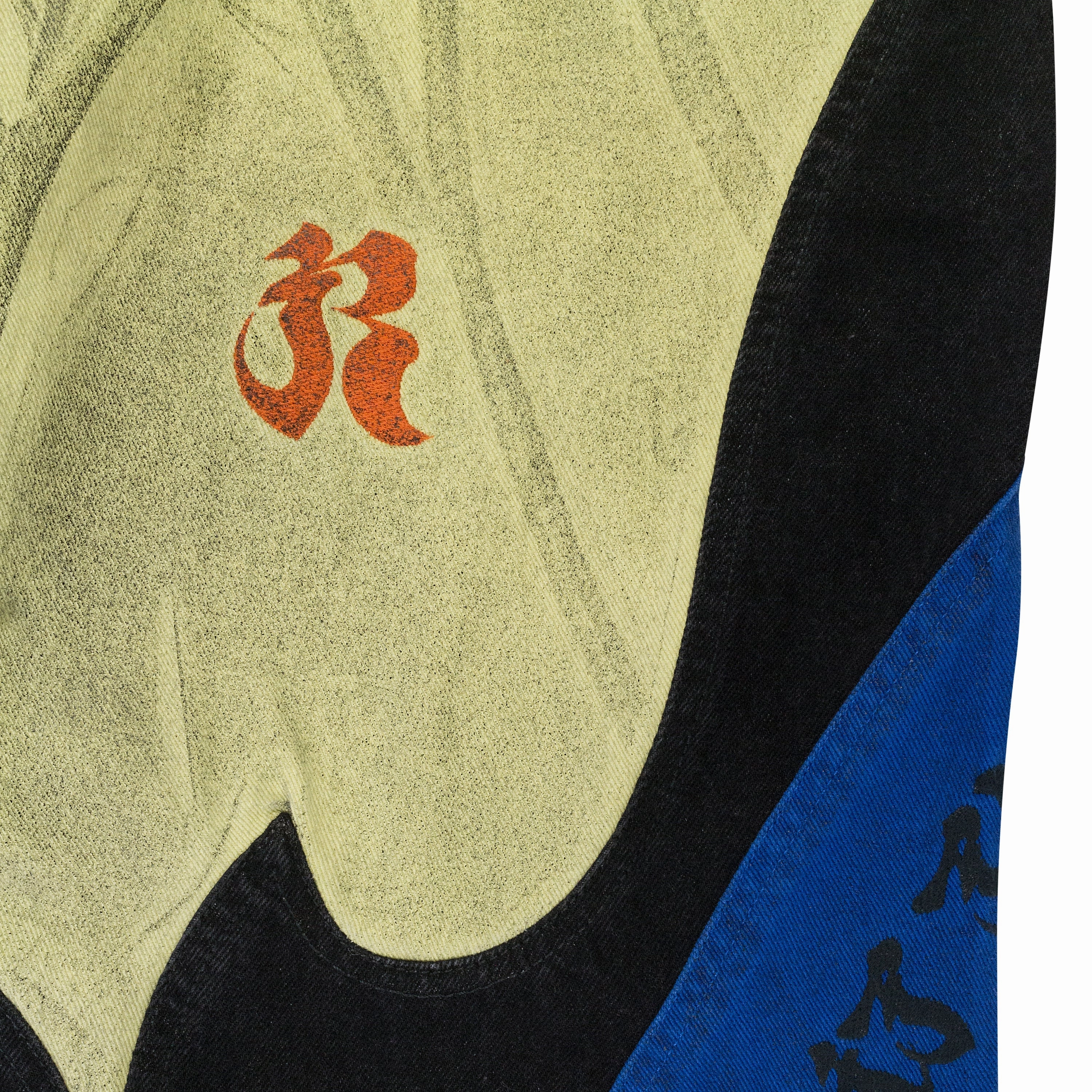 RIDER YELLOW STRAIGHT-FIT JEANS