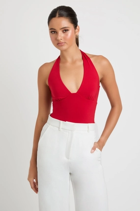 Rita Halter Bodysuit cheap tops online