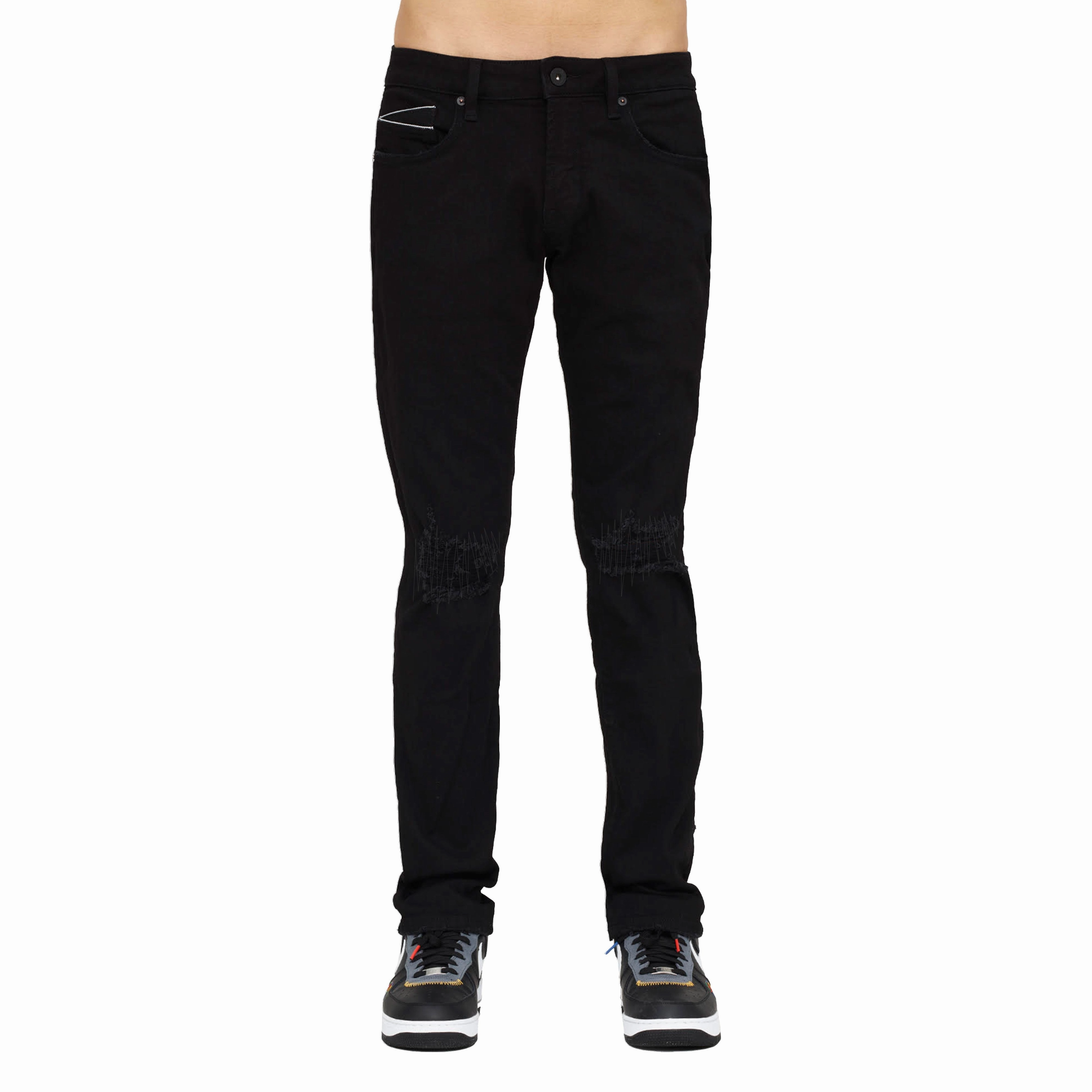 ROCKER SLIM - PREMIUM STRETCH IN BLACK INK JEANS NEW