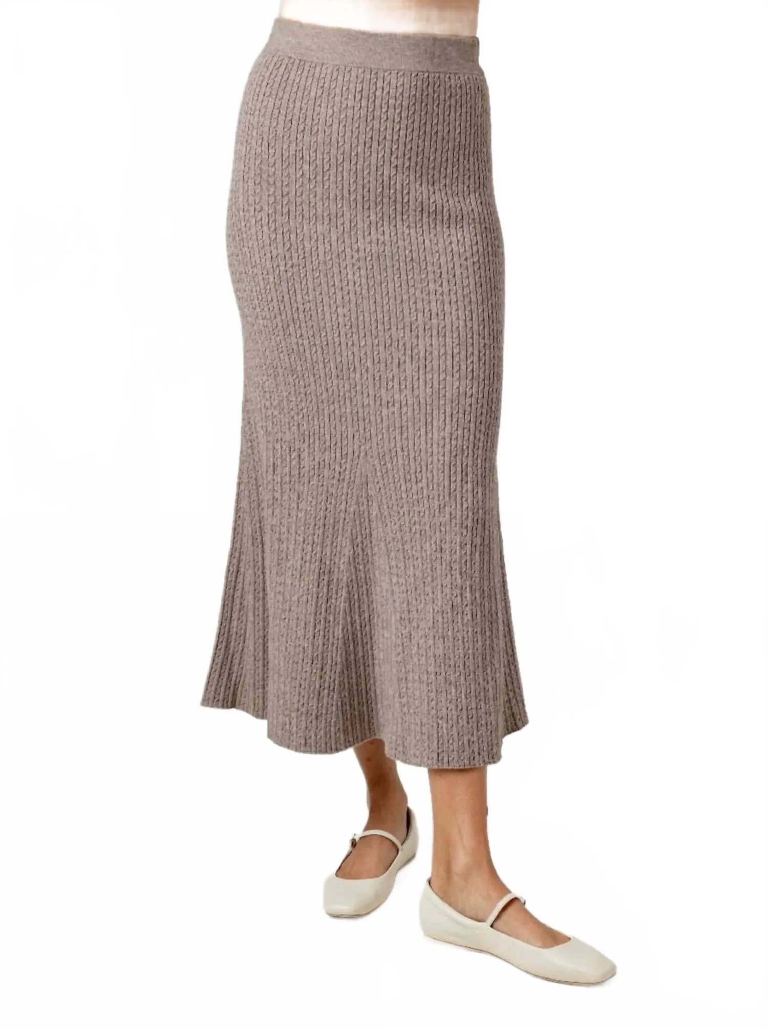 Rosalind Skirt In Chestnut