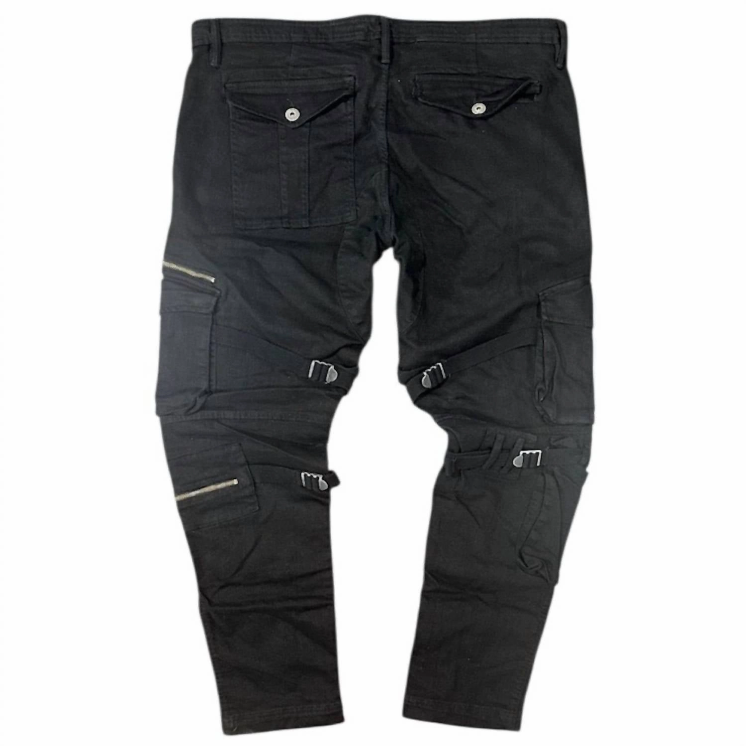 Ross Brighton Cargo Pants In Black