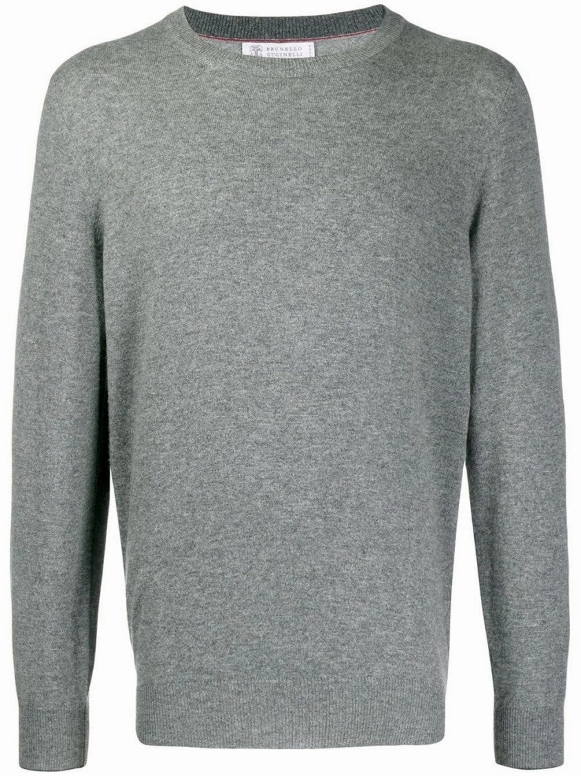 Round Neck Jumper In Comfortable Cotton Blend designer sweaters outlet