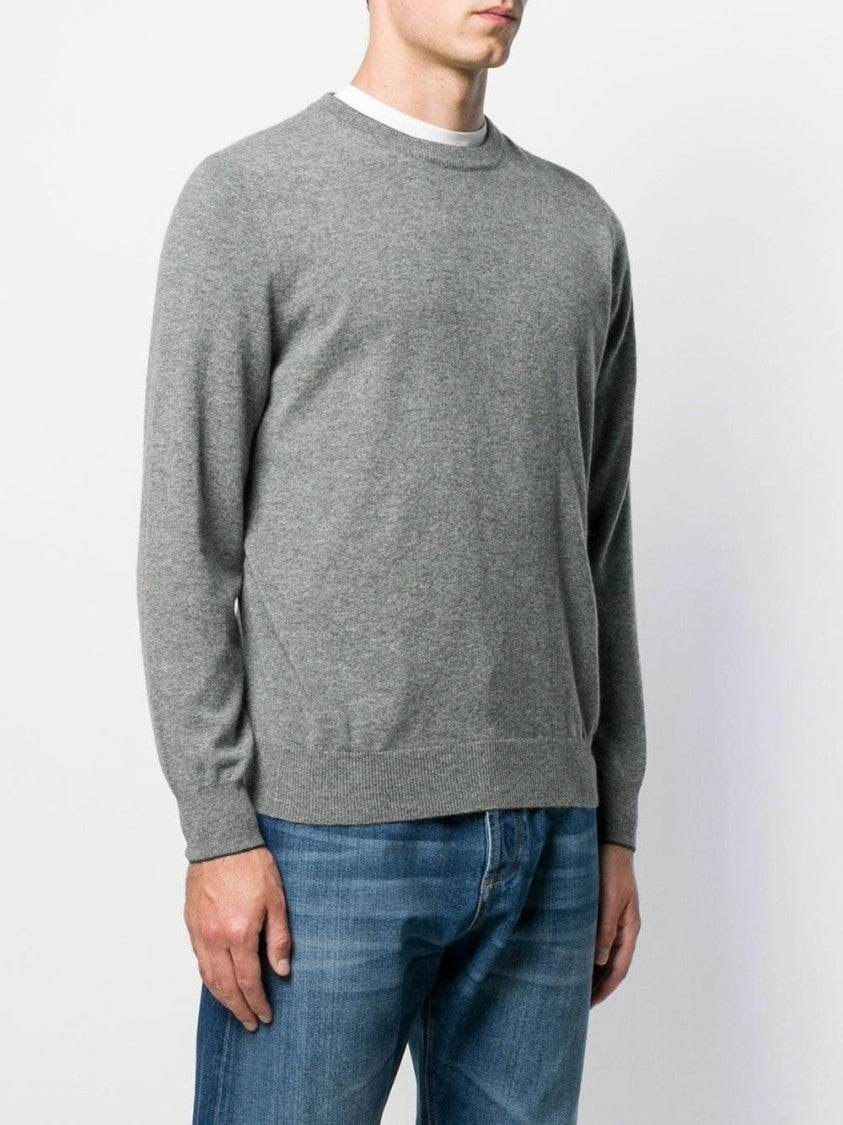 Round Neck Jumper In Comfortable Cotton Blend
