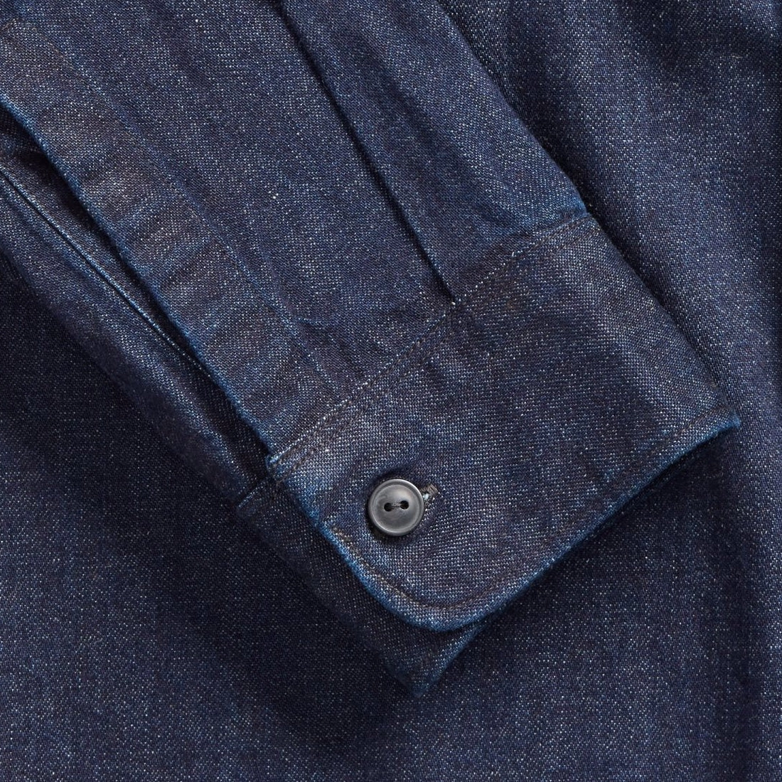 RRL by Ralph Lauren Indigo Cotton-Linen Denim Workshirt Rinse Wash