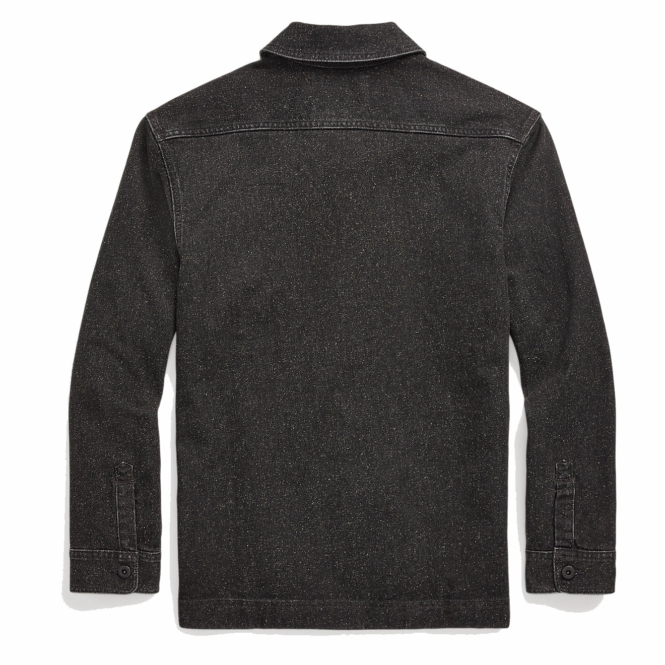 RRL by Ralph Lauren Jaspe Denim Shirt Jacket Black