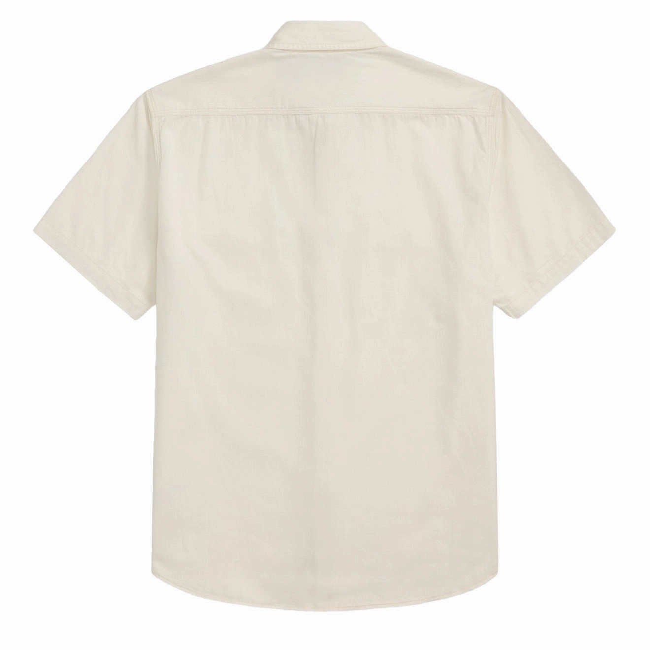 RRL By Ralph Lauren Matlock S/S Short Sleeve Sport Shirt Natural / Off-White