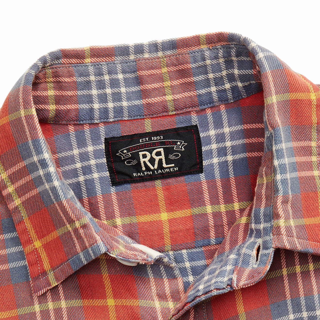 RRL by Ralph Lauren Plaid Twill Workshirt Red / Blue
