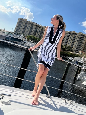 Sail to Sable Nauti Dress - Navy/White summer dresses best deals