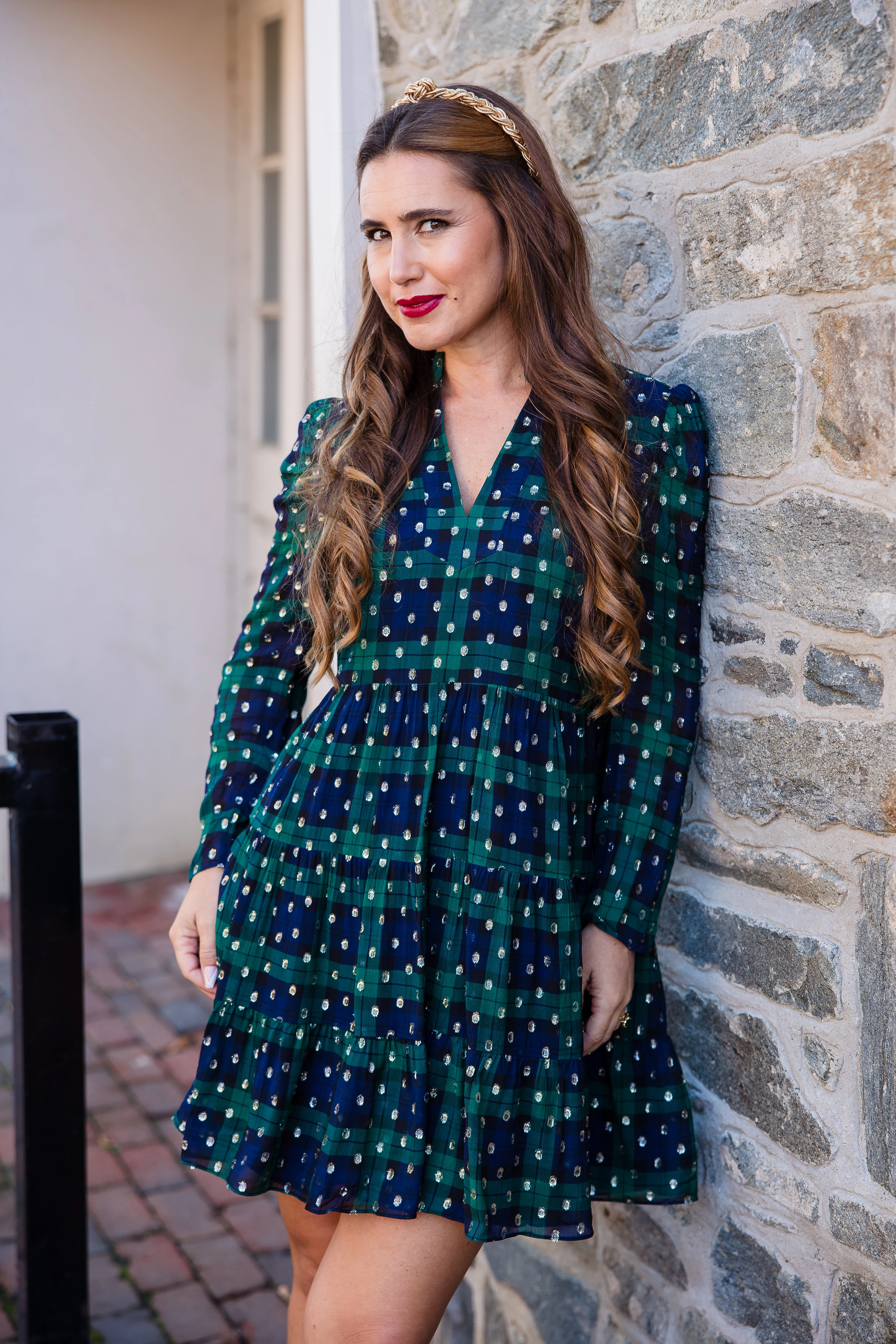Sail to Sable Sofia Tunic Dress - Blackwatch Plaid