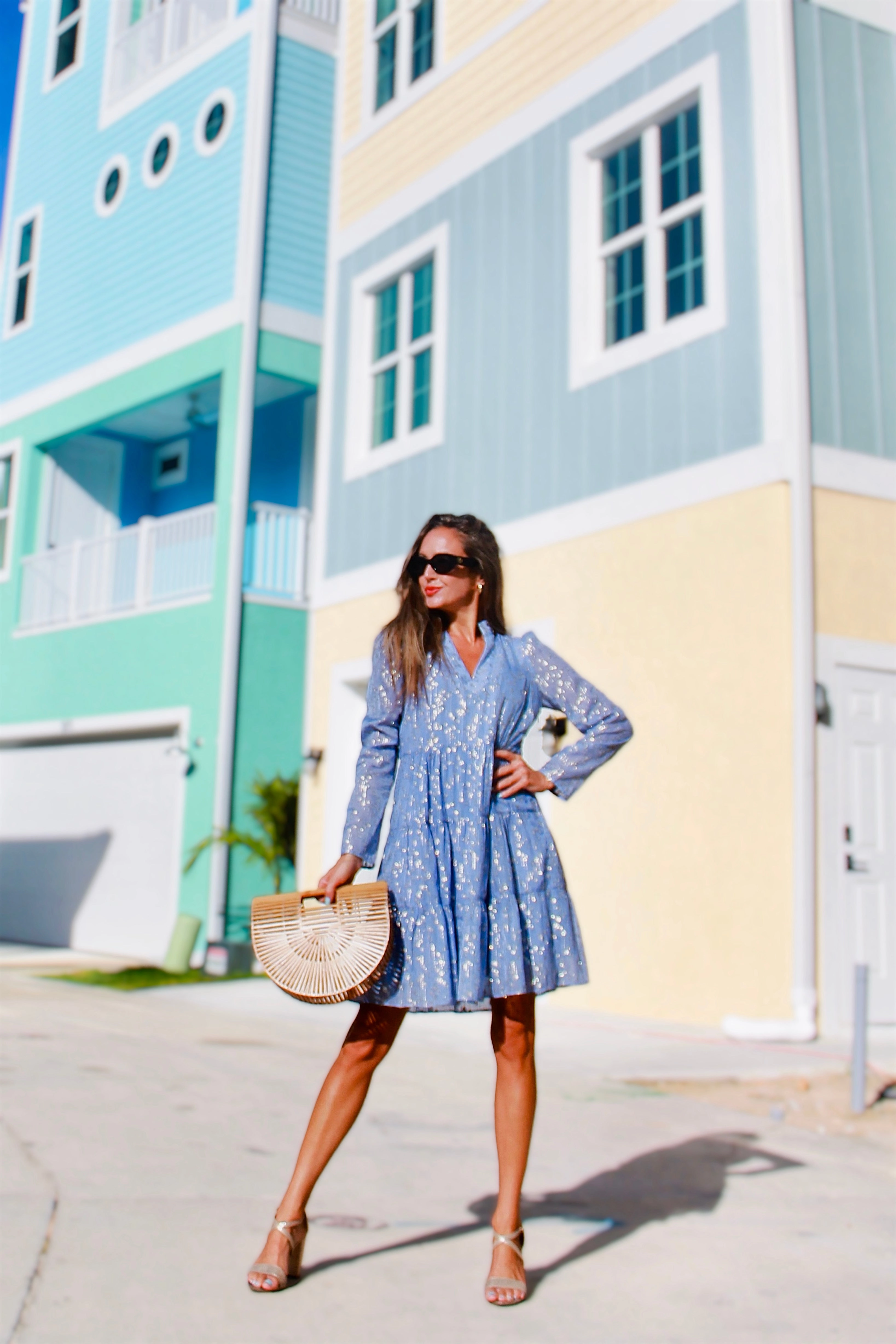 Sail To Sable x The Lucky Knot Addison Dress - Hydrangea