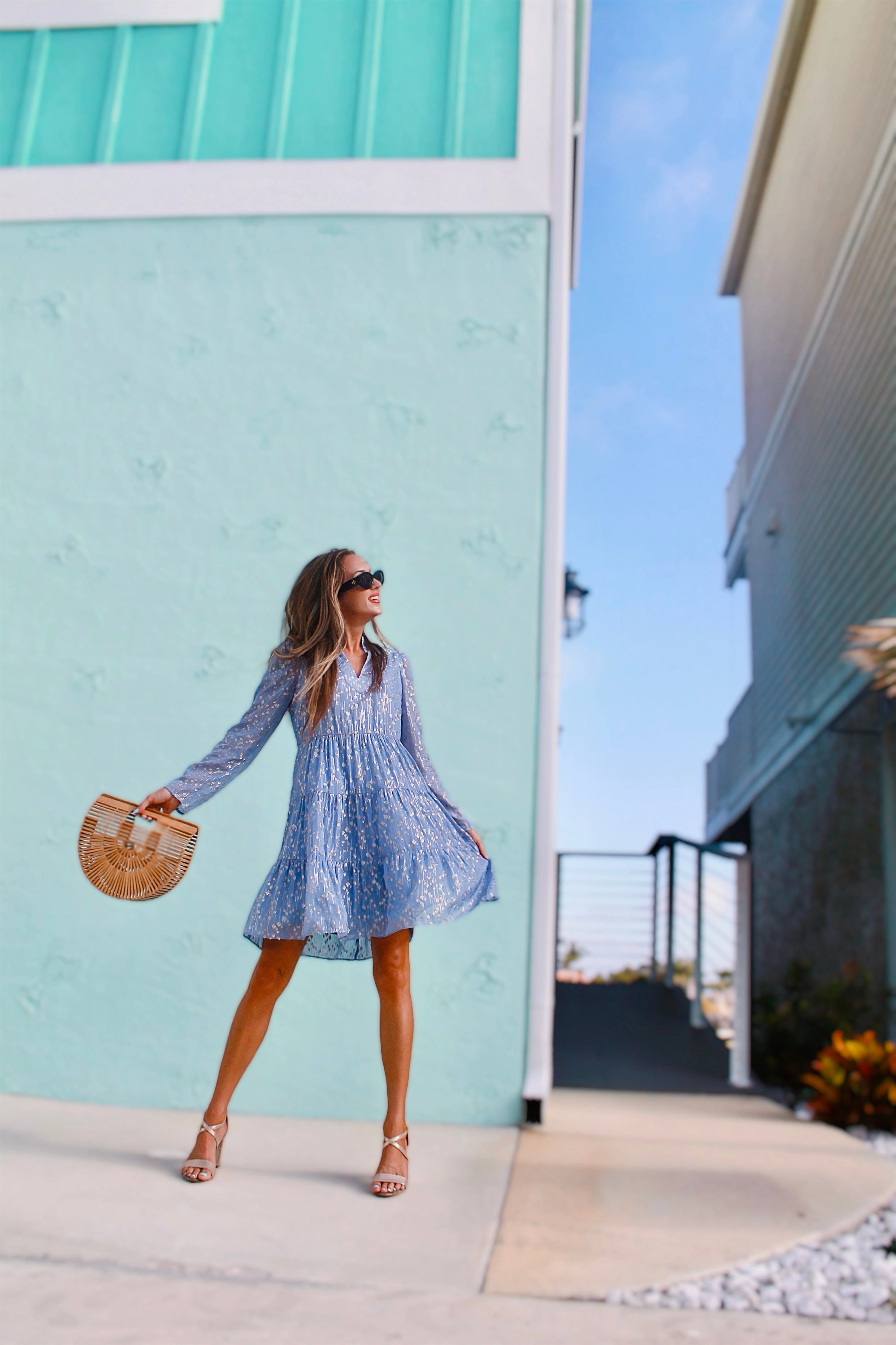 Sail To Sable x The Lucky Knot Addison Dress - Hydrangea