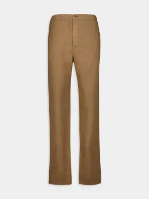 Sand Tailored Linen Trousers Bottoms Mens - cheap mens shorts online