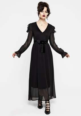Scorn Cold Shoulder Maxi Dress Dresses Womens - beach dresses cheap