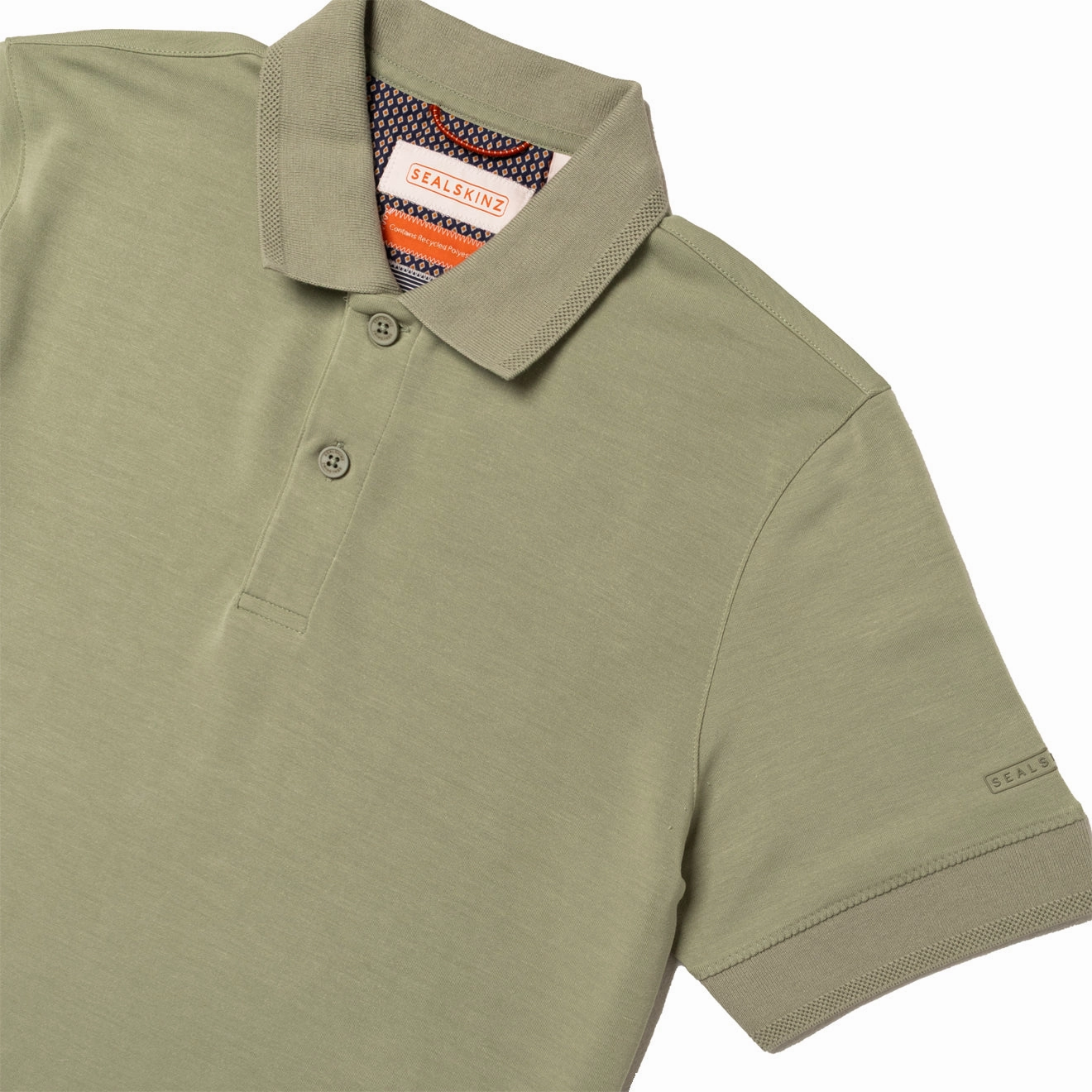 Sealskinz Short Sleeve Toftrees Polo Shirt Olive