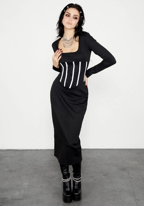 Seance Corset Jersey Dress Dresses Womens - beach dresses cheap