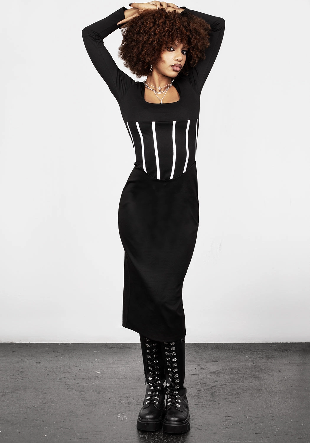 Seance Corset Jersey Dress