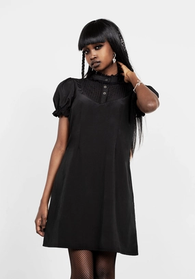 SECRETS PINTUCK PANELLED MINI DRESS Dresses Womens - beach dresses cheap