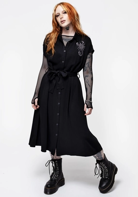 Serket Relaxed Midi Dress Dresses Womens - beach dresses cheap