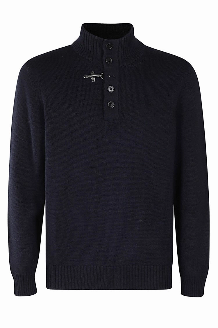 Shaved Wool Knit Pullover
