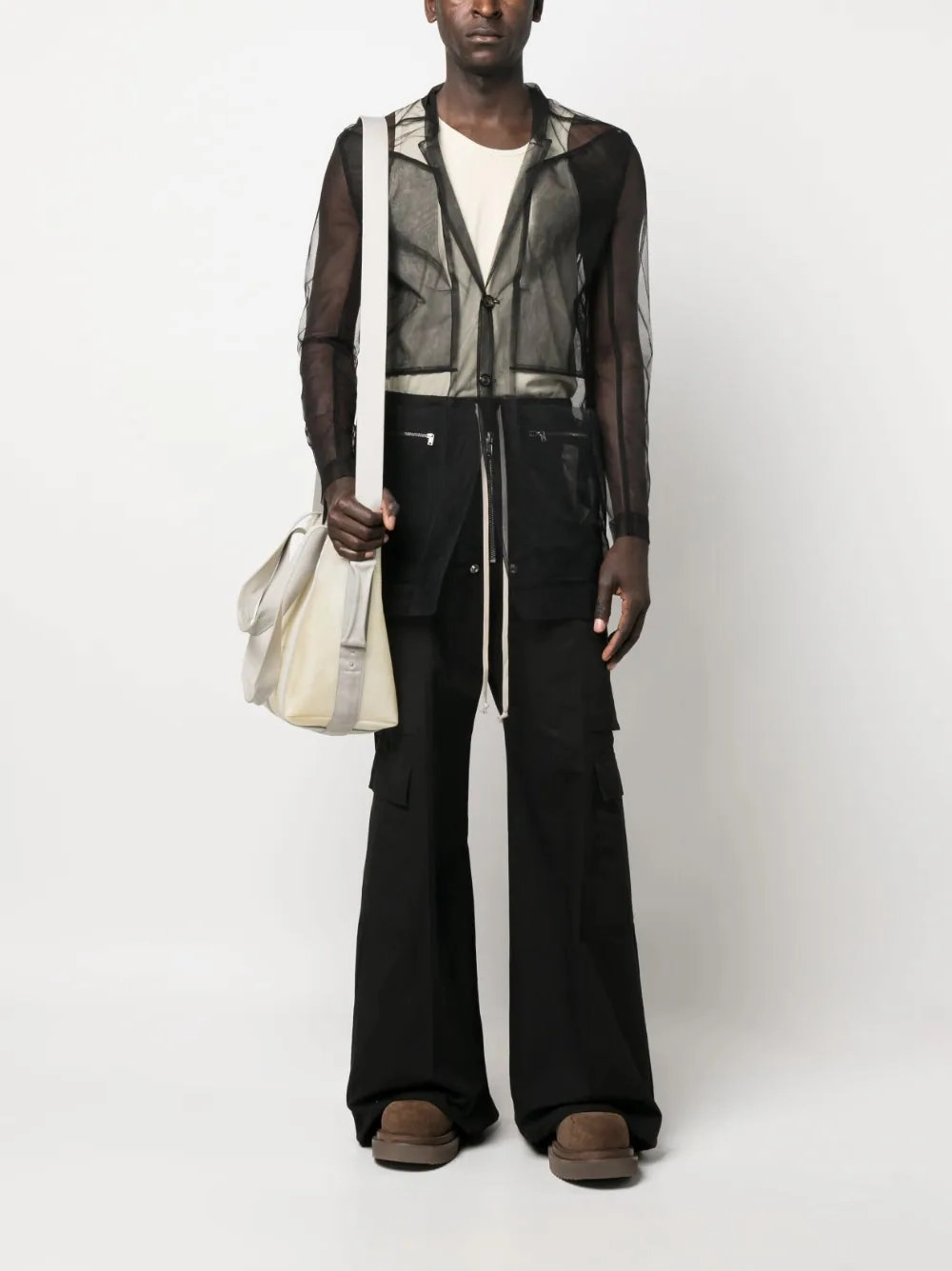 Sheer Buttoned Shirt