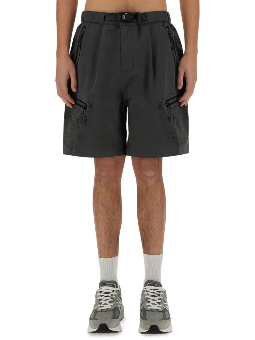 Shorts With Laser-Cut Design