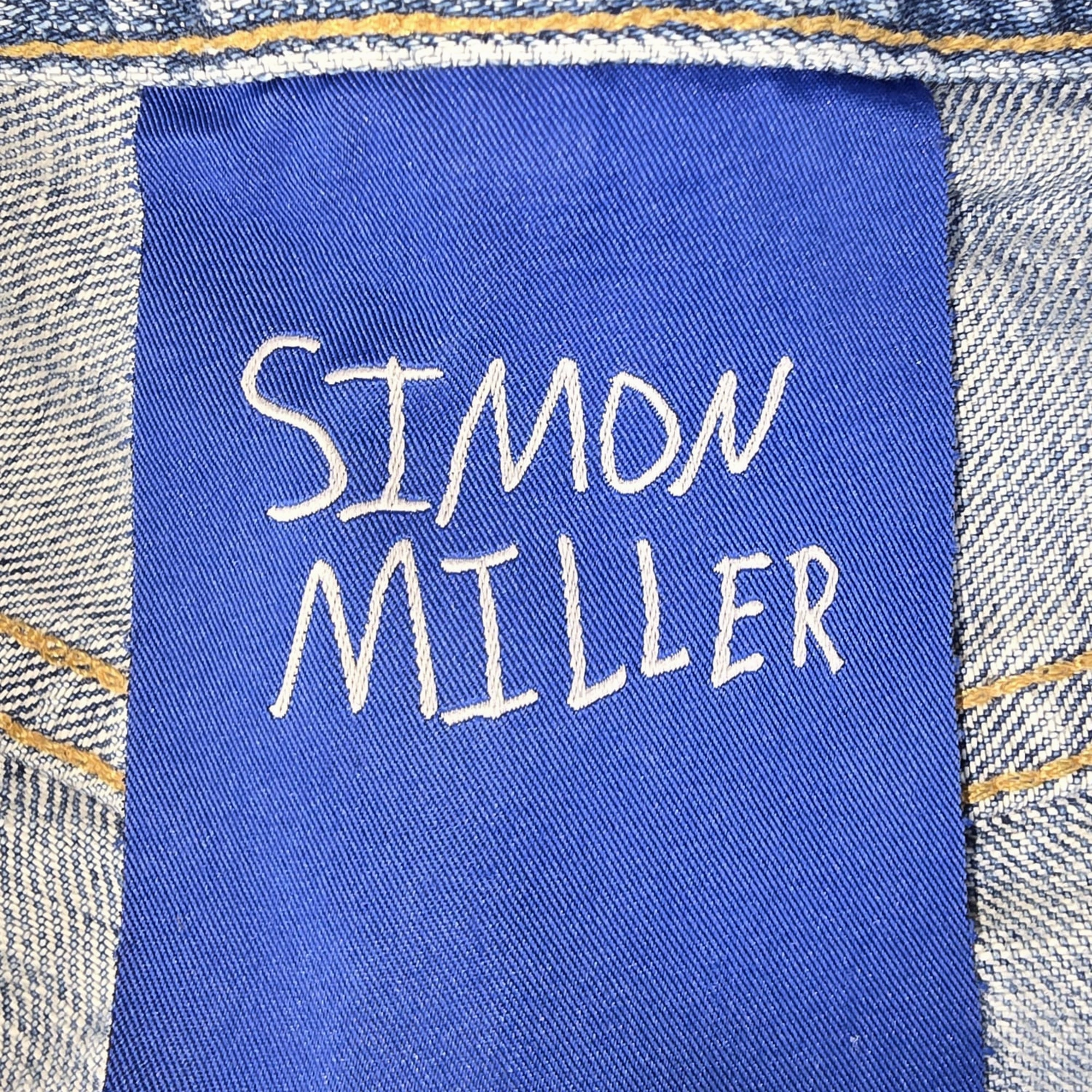 Simon Miller Straight-Leg Jeans in Blue Cotton