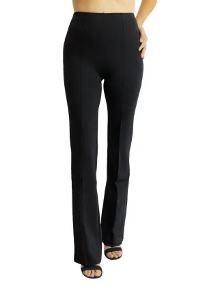 Sleek Front Seam Bootcut Pant In Black Activewear Womens - fitness leggings online