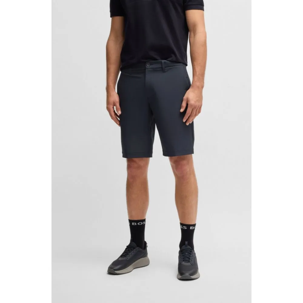Slim-fit shorts in water-repellent stretch fabric