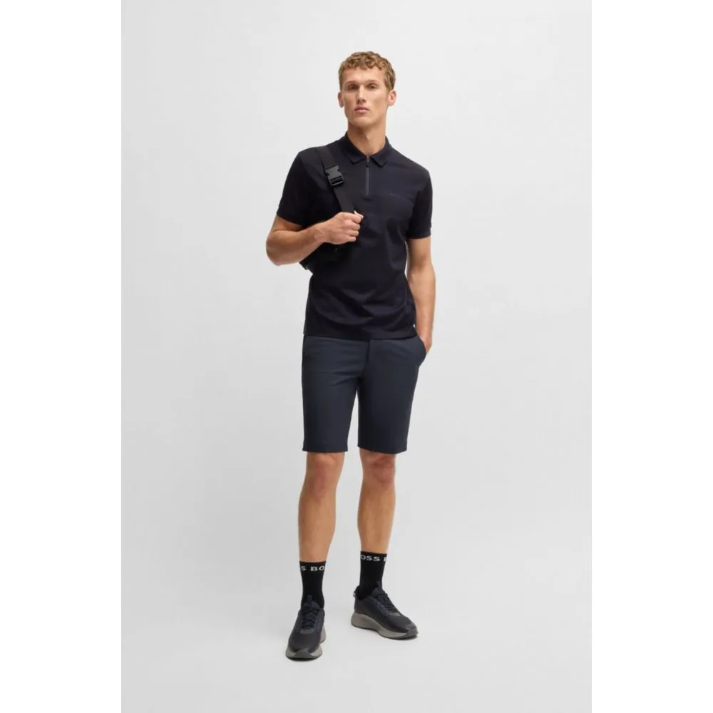 Slim-fit shorts in water-repellent stretch fabric