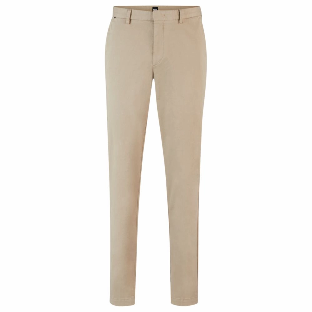 Slim-fit chinos in stretch-cotton gabardine