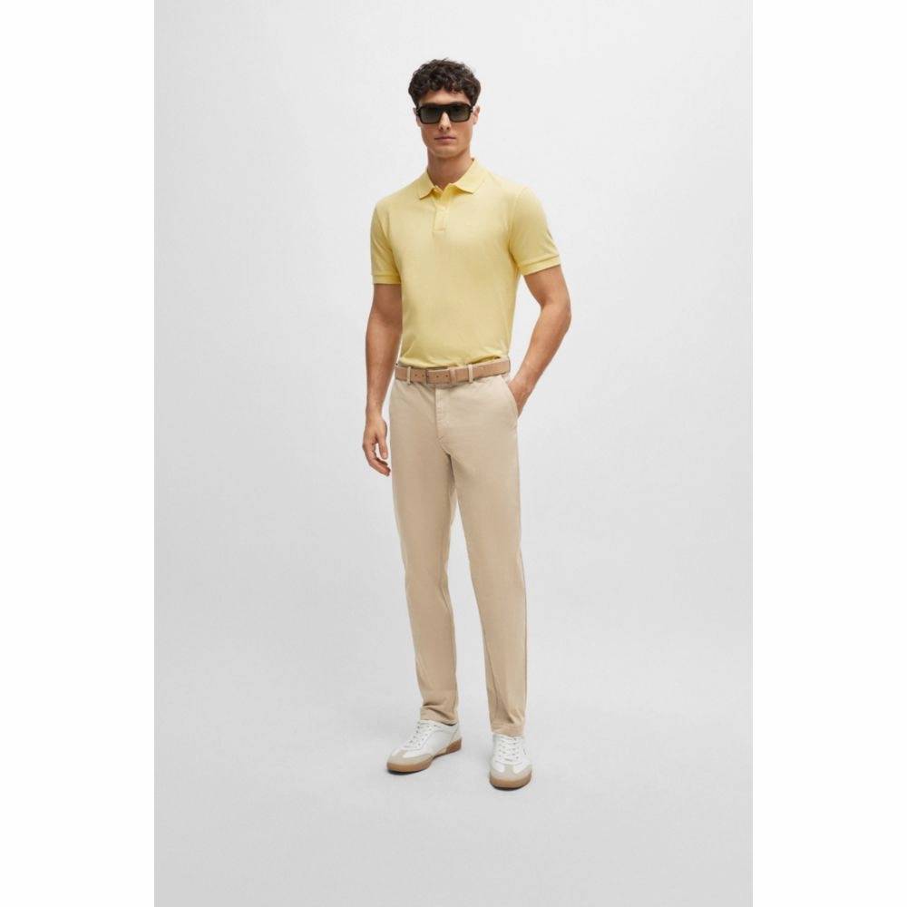 Slim-fit chinos in stretch-cotton gabardine