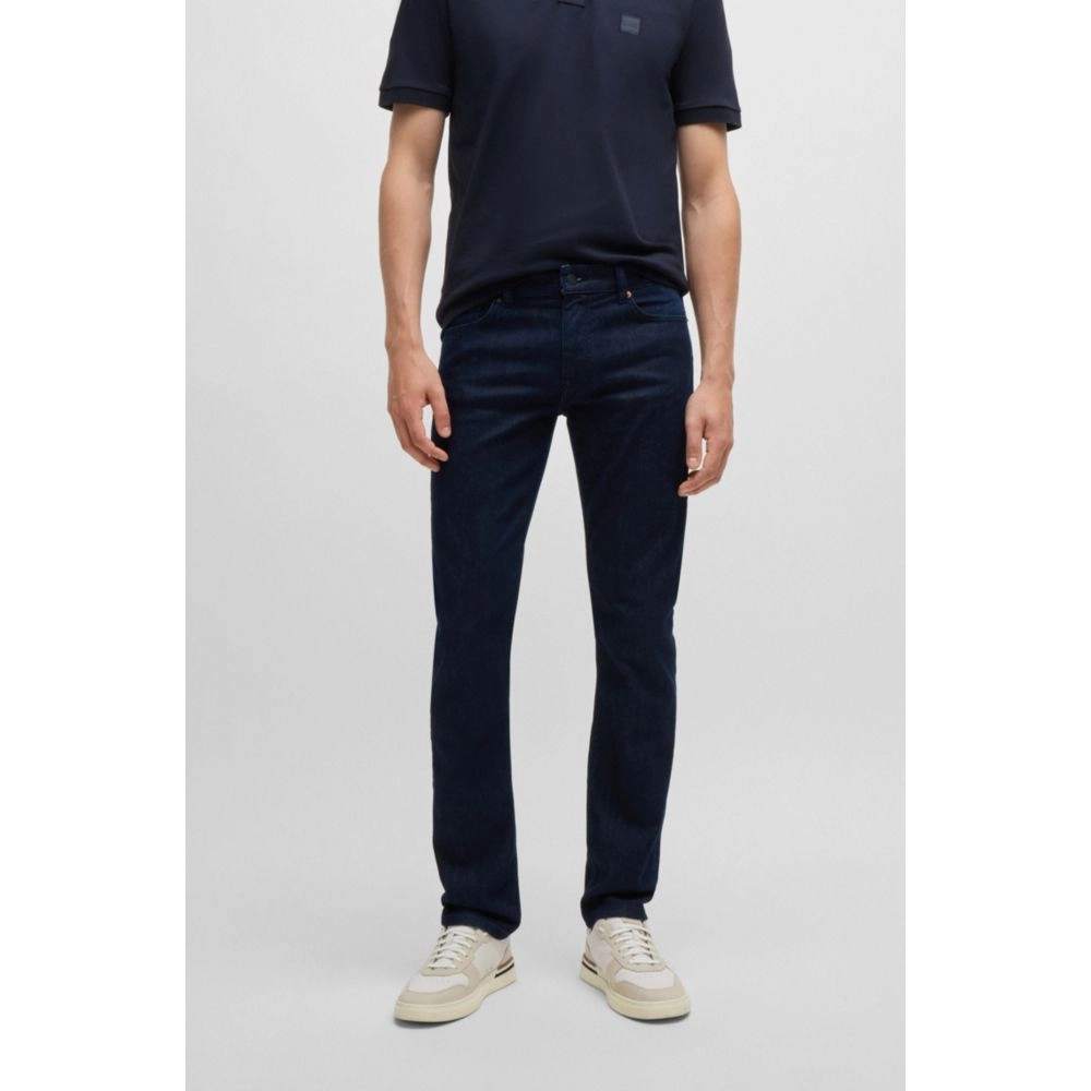 Slim-fit jeans in blue comfort-stretch denim
