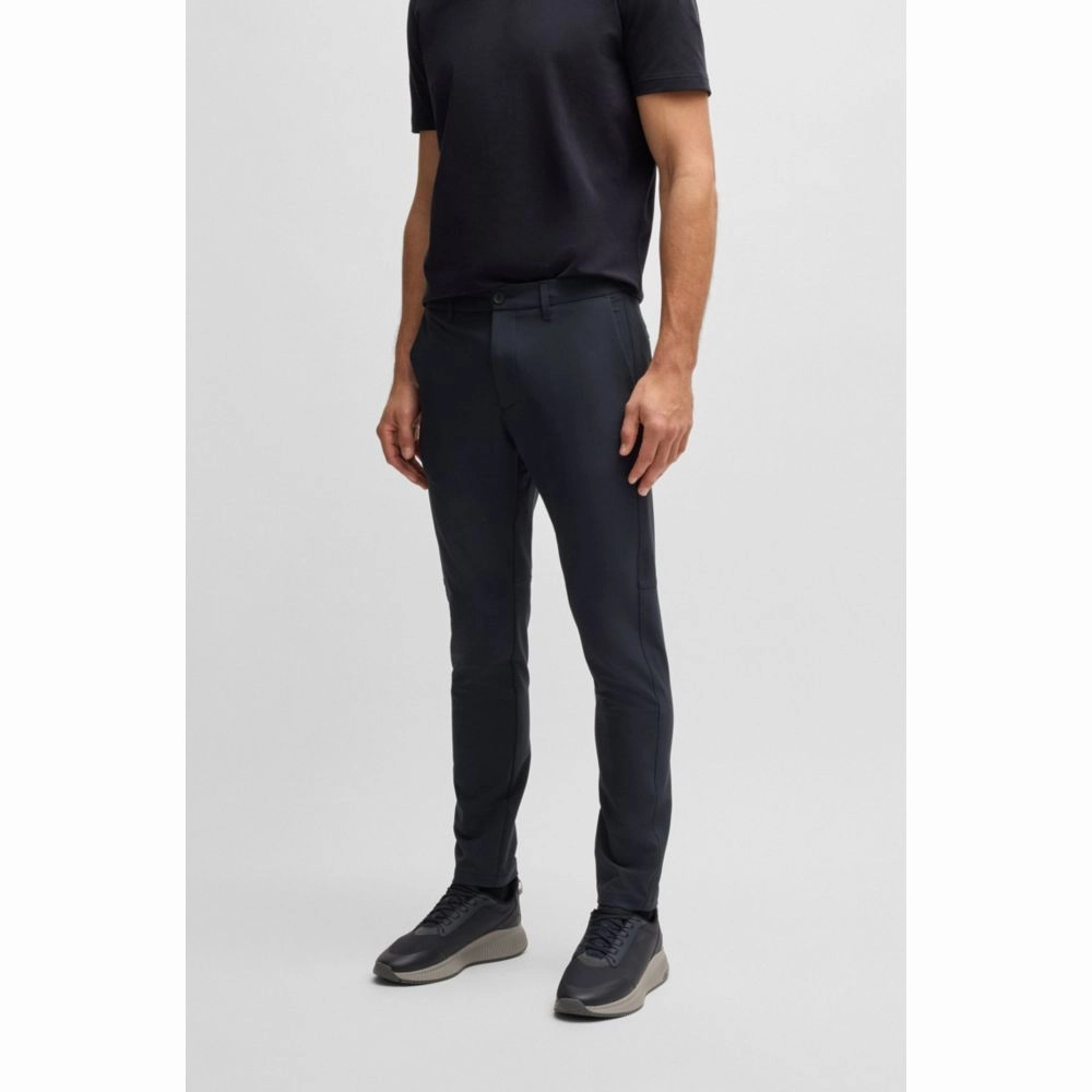 Slim-fit pants in water-repellent stretch fabric