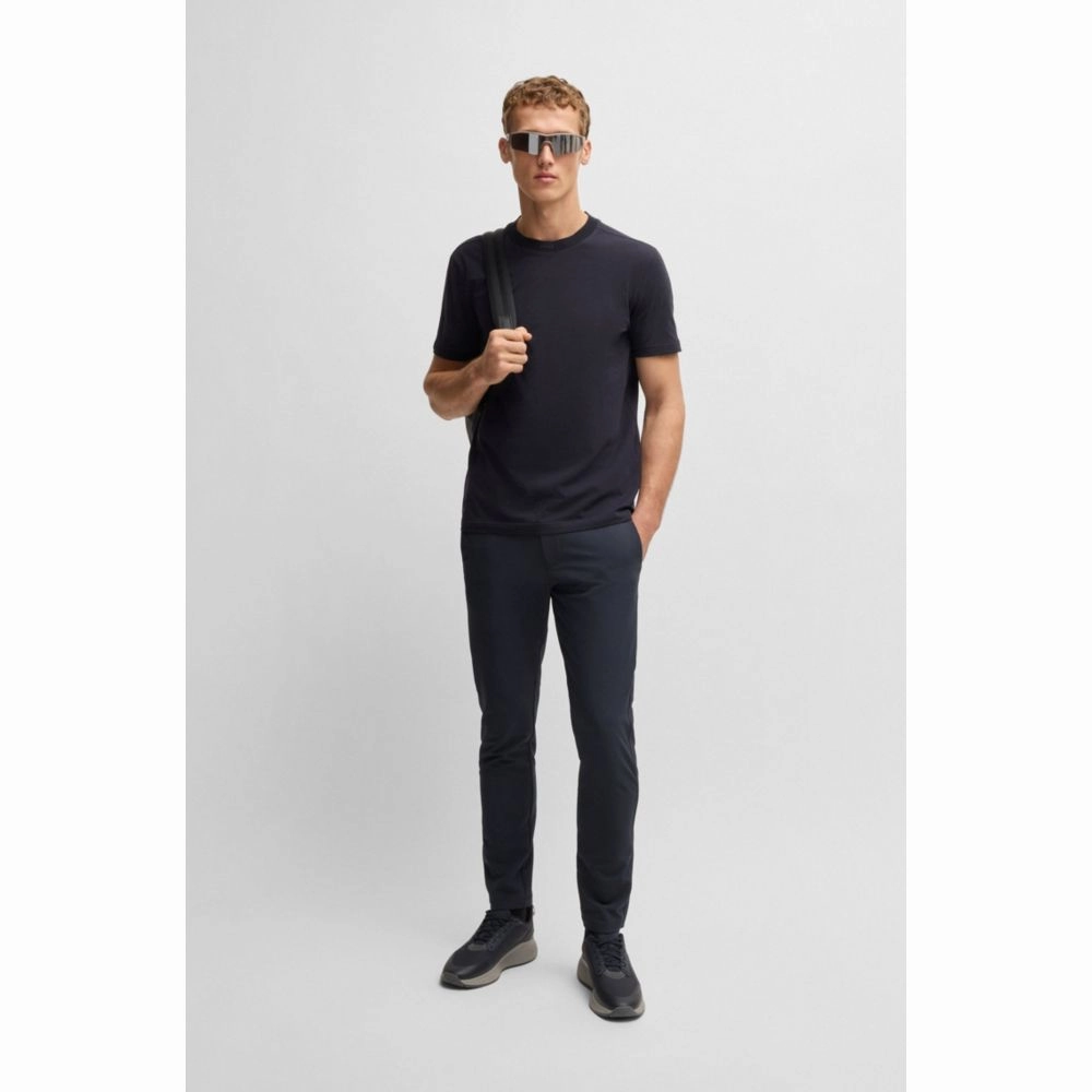 Slim-fit pants in water-repellent stretch fabric