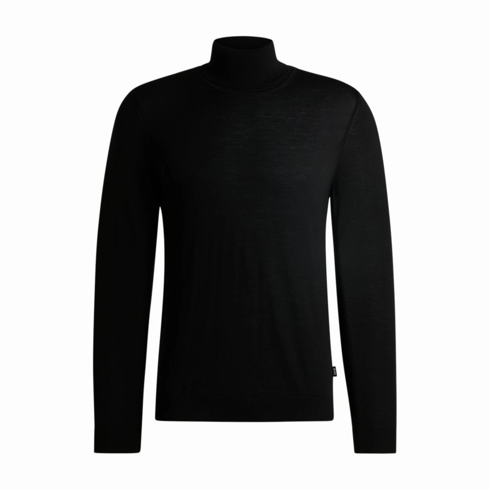 Slim-fit rollneck sweater in merino wool cashmere sweaters sale