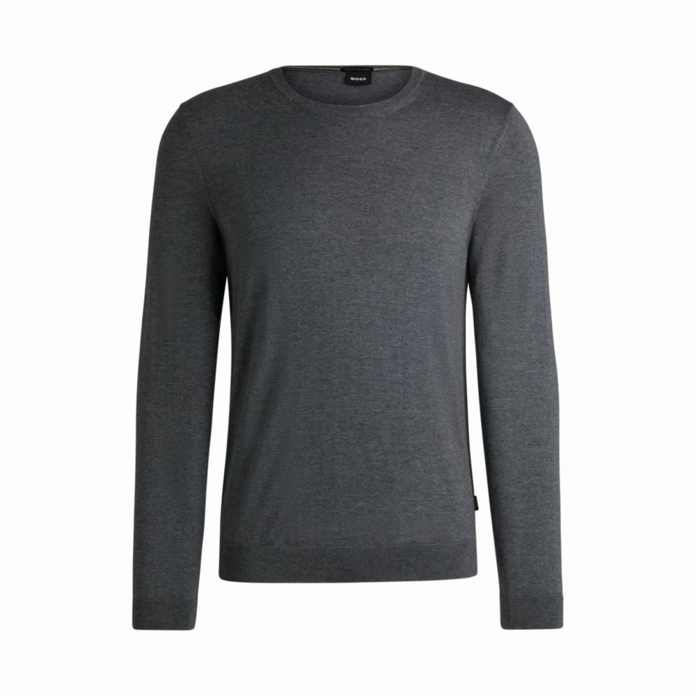 Slim-fit sweater in merino wool with crew neckline cashmere sweaters sale