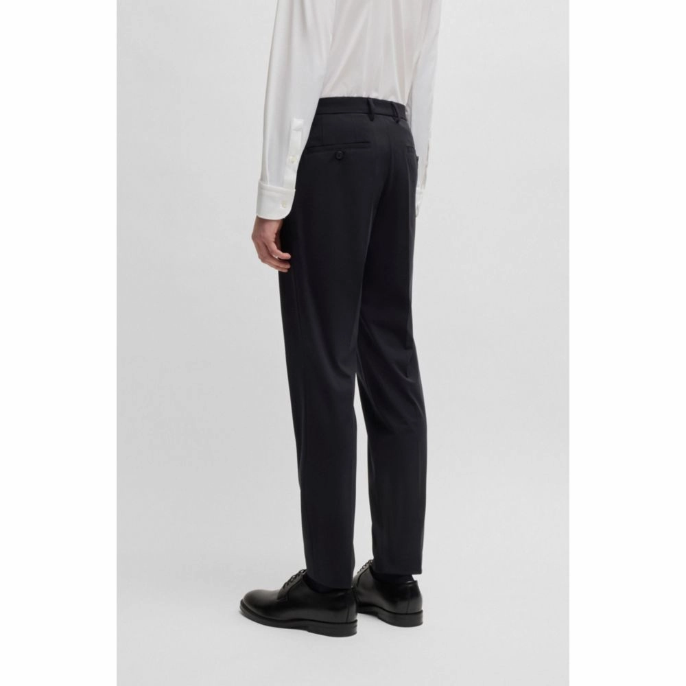 Slim-fit trousers in performance-stretch jersey
