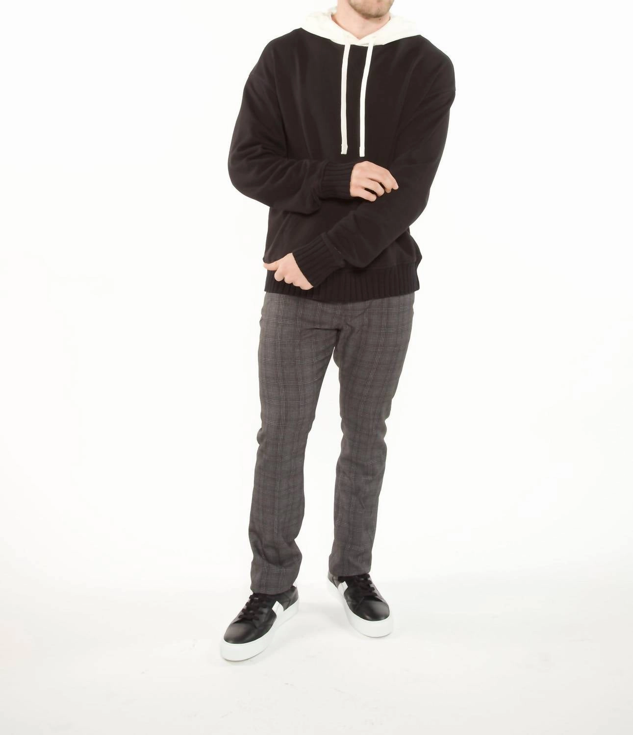 Slim Jeans In Dark Grey Multi