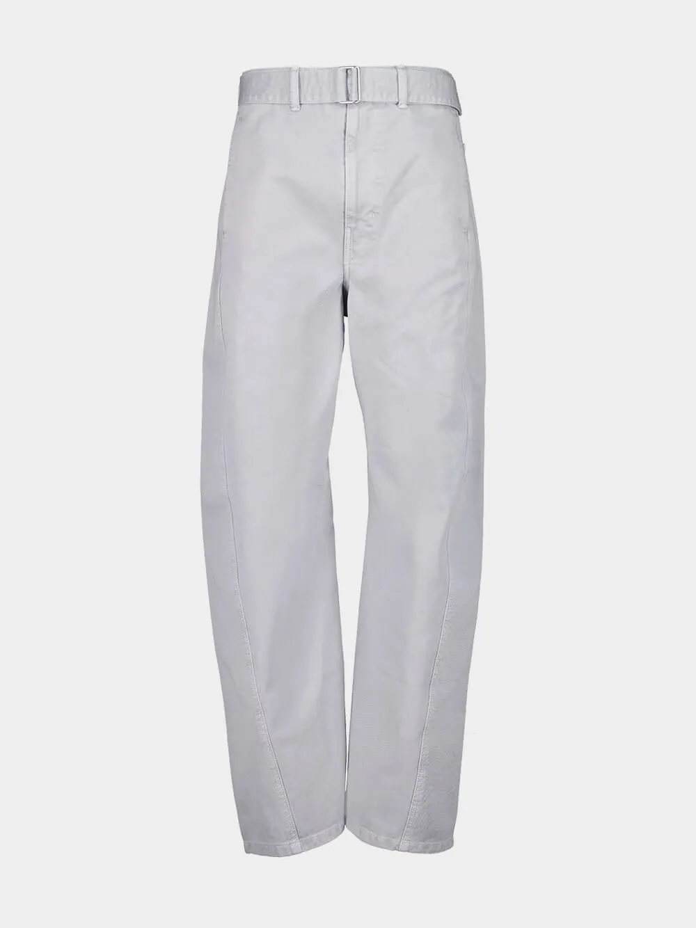 Snowy Blue Grey Twisted Belted Pants Bottoms Mens - cheap mens shorts online