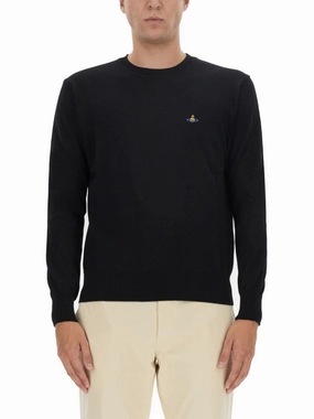 Soft Blend Jersey With Subtle Logo Detail cashmere sweaters sale