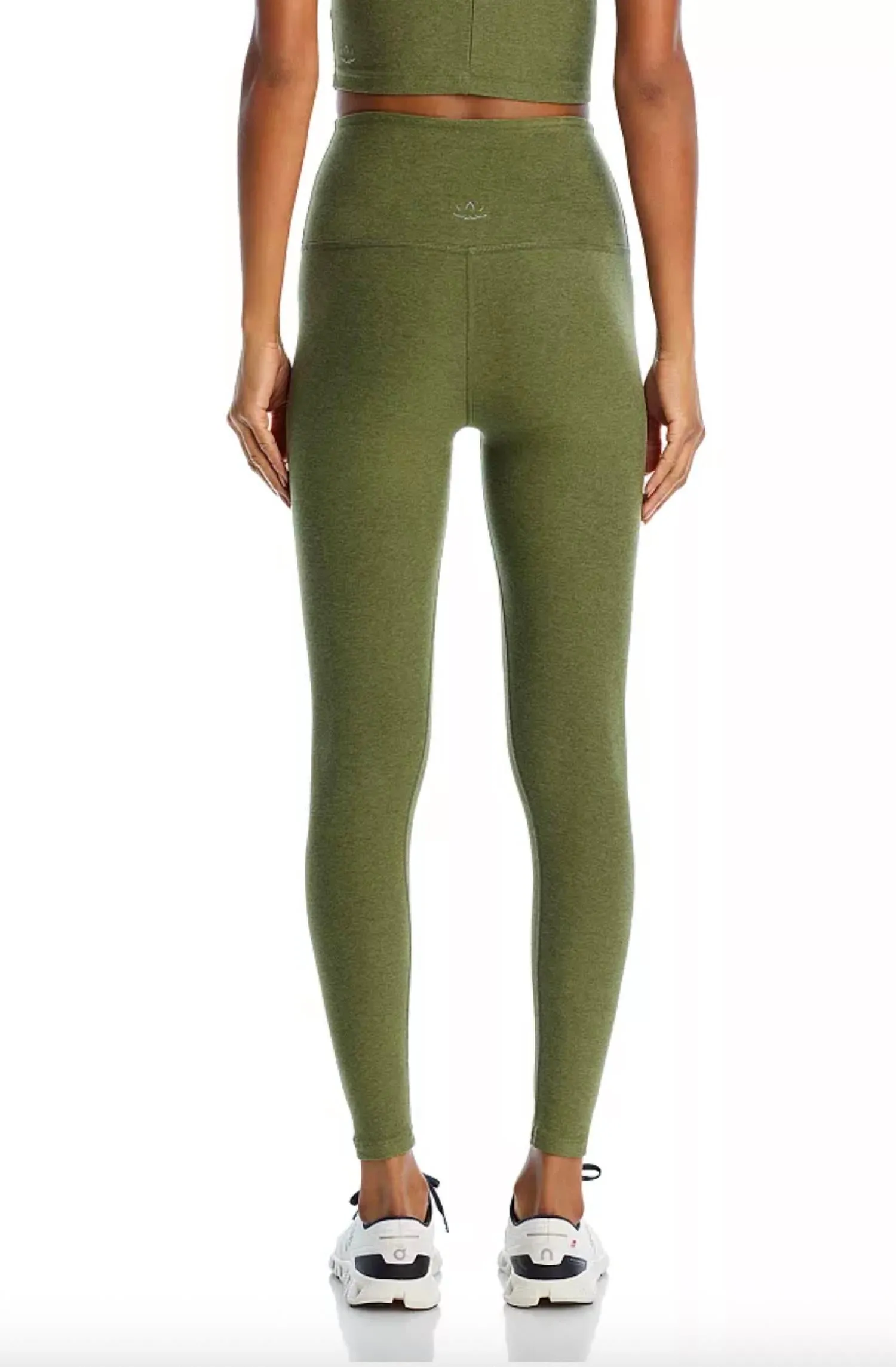 Spacedye Caught In The Midi Legging In Moss Green