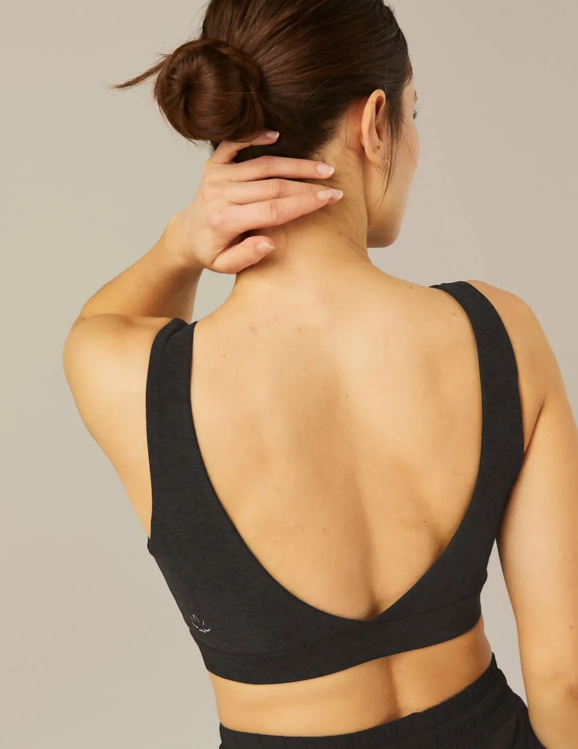 Spacedye Crossover Bra In Darkest Night