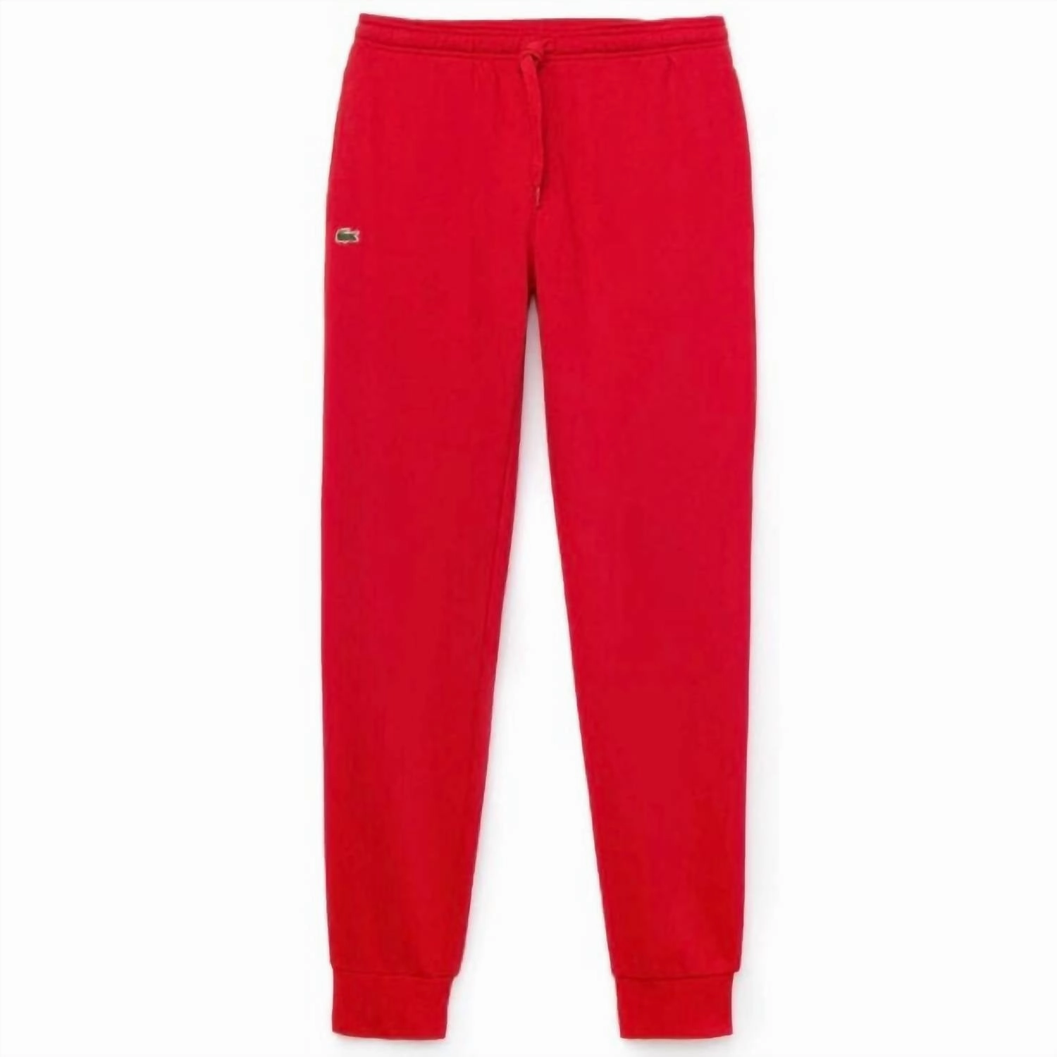 Sport Fleece Tennis Sweatpants In Red