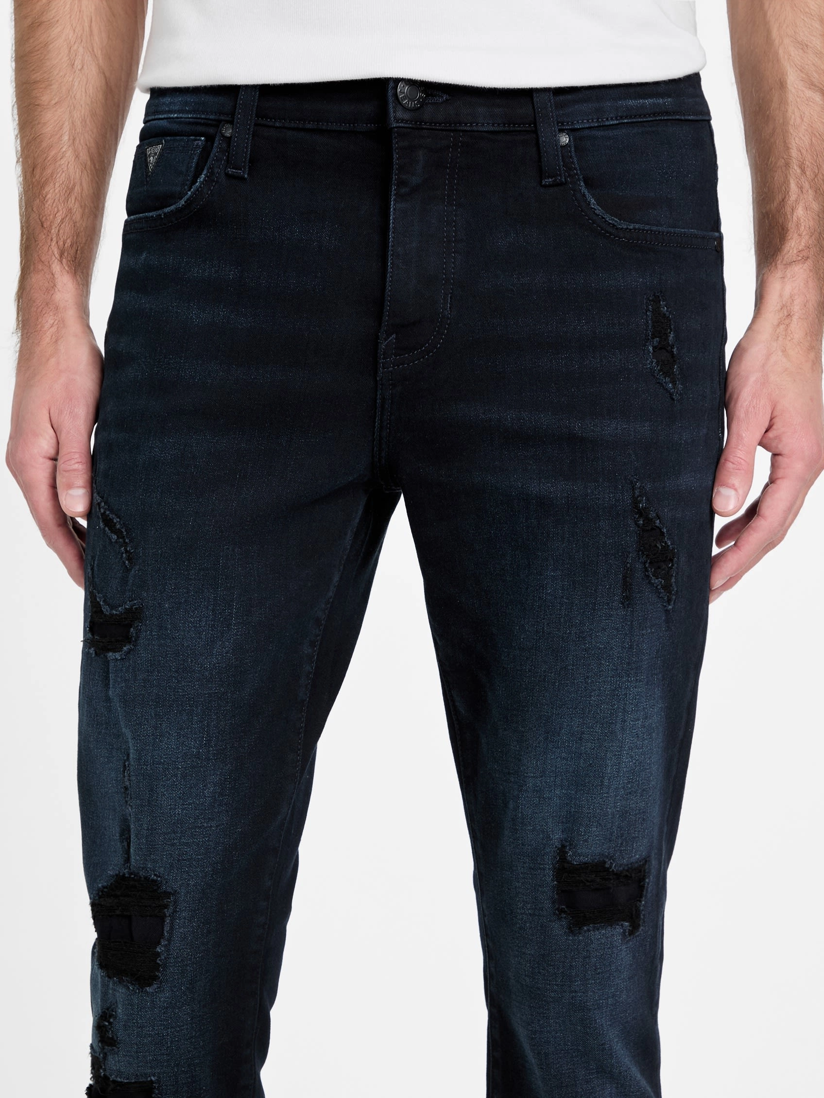 Steward Rip-and-Repair Skinny Jeans