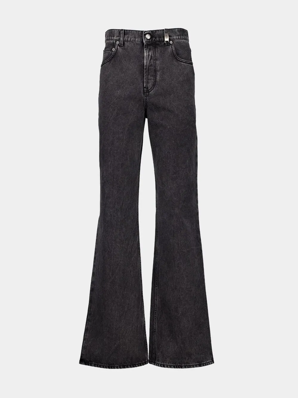 Stonewashed Low-Rise Baggy Fit Jeans Bottoms Mens - cheap mens shorts online